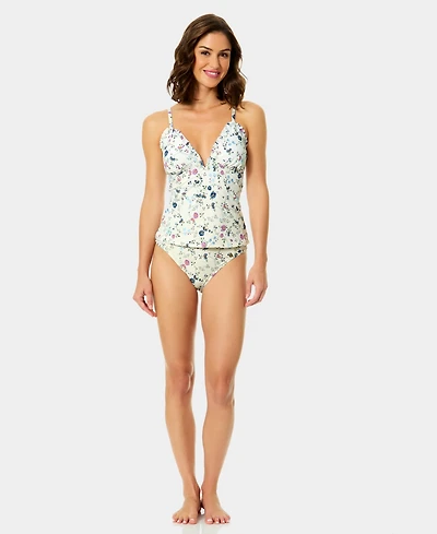 CeCe Women's V-Neck Tankini Top