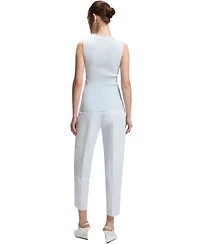 Boss by Hugo Women's Mock Neckline Ribbed-Knit Top