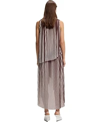 Boss by Hugo Women's Two-Tone Plisse Pleat A-Line Dress