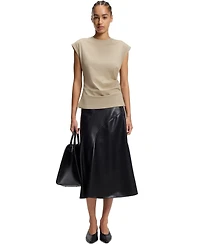 Boss by Hugo Women's Mercerized-Cotton Slim-Fit T-Shirt