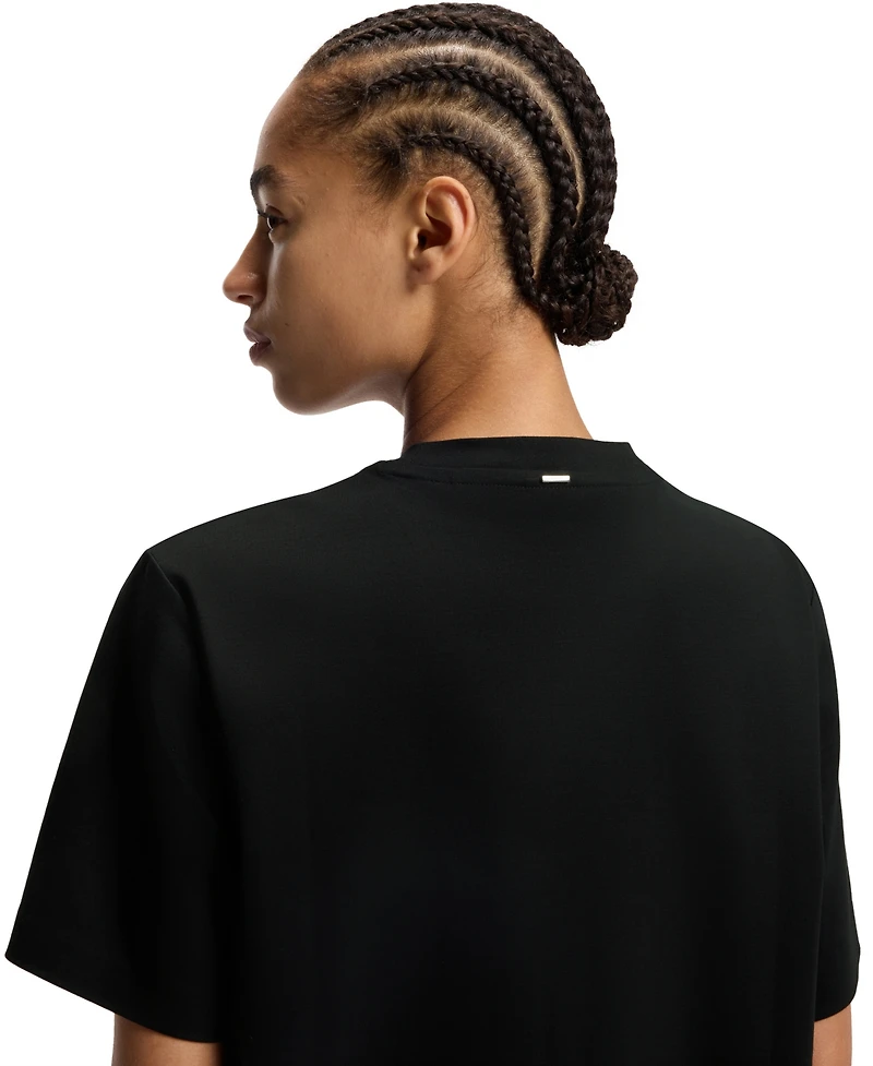 Boss by Hugo Women's Mercerized Cotton Relaxed-Fit T-Shirt