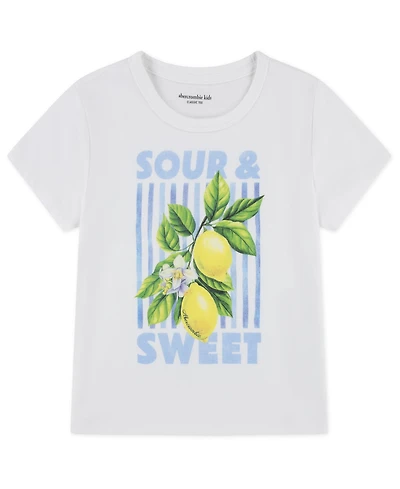 abercrombie kids Girls' Sour & Sweet Classic Crewneck T-Shirt