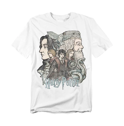 Harry Potter Men's Sketch Poster T Shirt