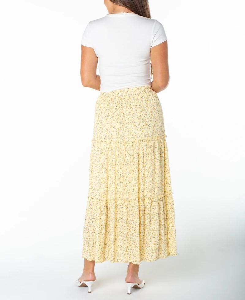 Celebrity Pink Juniors' Tiered Maxi Skirt