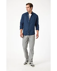 Mavi Jeans Men's Matt Relaxed Straight Leg Stormy Casual Twill