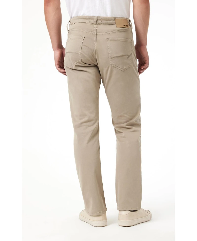 Mavi Jeans Men's Matt Relaxed Straight Leg Sand Casual Twill