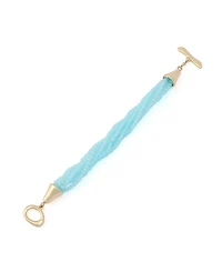 Robert Lee Morris Soho Faux Stone Seed Bead Layered Bracelet