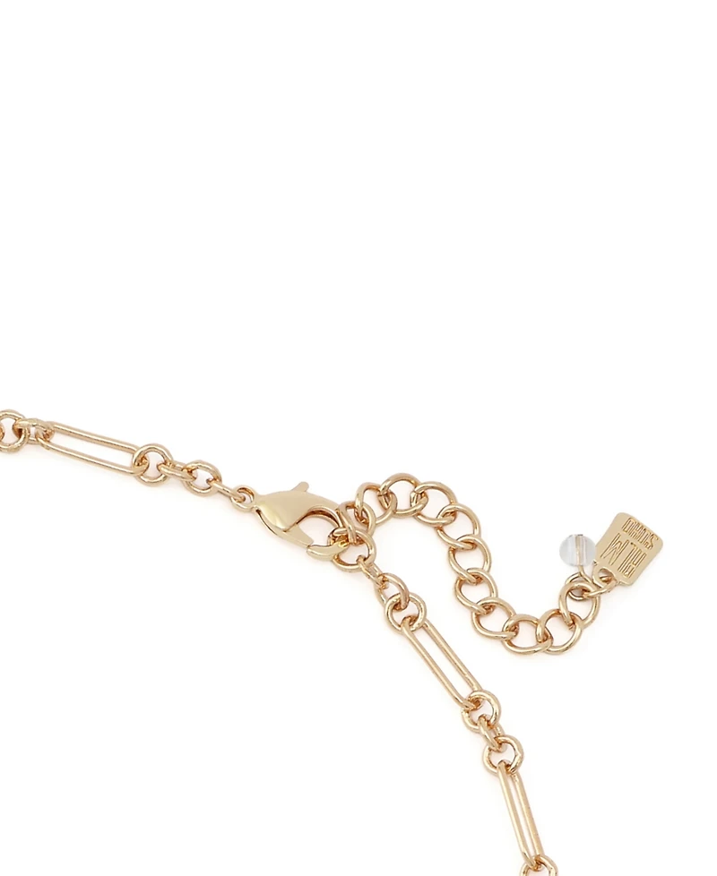 Robert Lee Morris Soho Mother of Pearl Cross Pendant Necklace