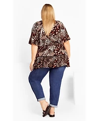 Avenue Women's Plus Tess Top