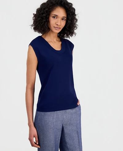 Anne Klein Women's Sleeveless Sweater Tank, Regular & Petite
