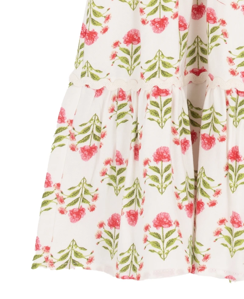 Rare Editions Girls' 2T-6X Smocked Tiered Dress