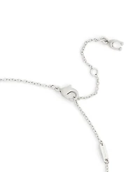 Coach Faux Stone Pave Signature C Necklace