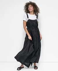 Dkny Women's Drawstring Overall Dress