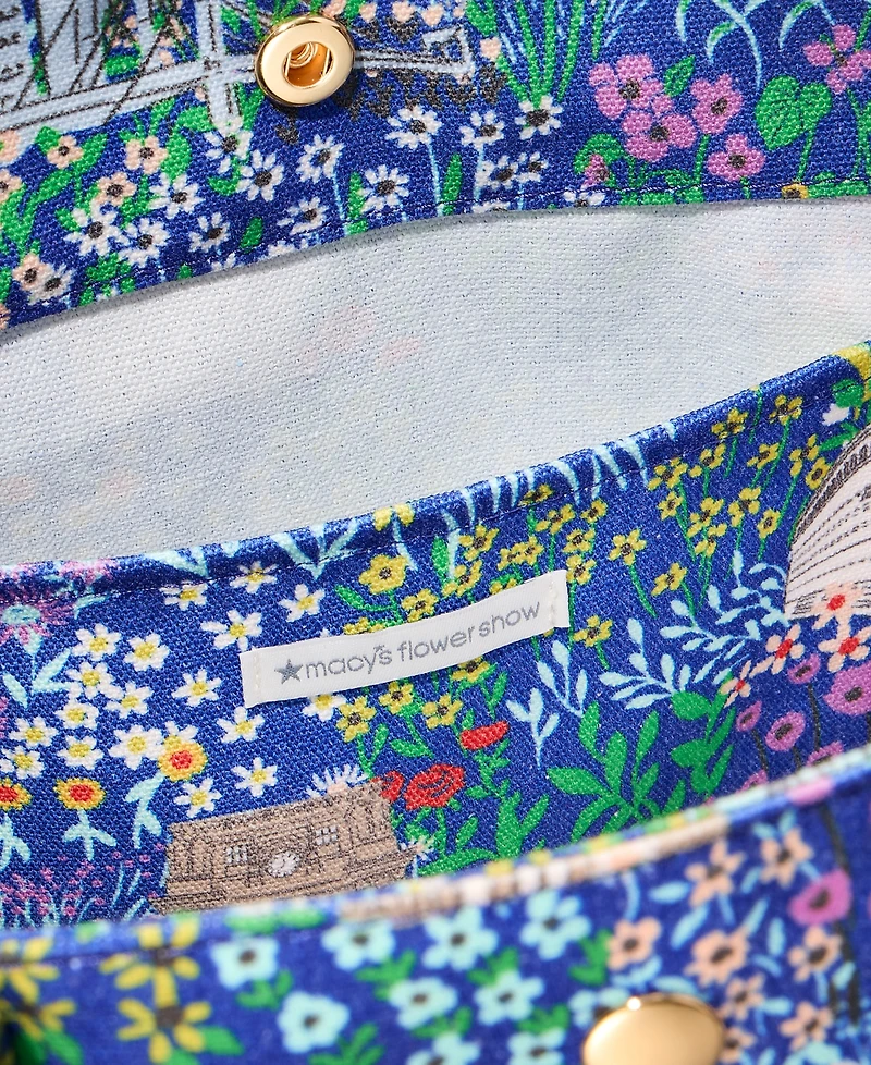 Macy's Flower Show Scenic Print Tote Bag, Macy's Exclusive
