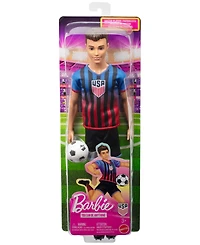 Barbie Careers Ussf Soccer Fashion Ken Doll Dressed in Removable Sport Outfit