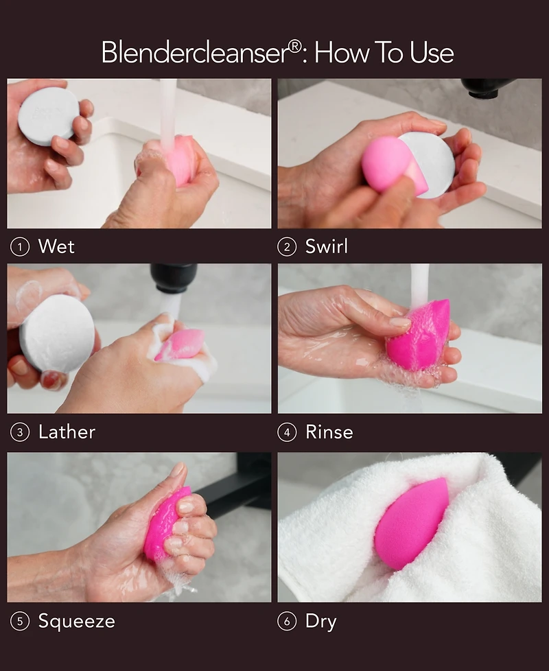 beautyblender Blendercleanser Tool Scrub Unscented Exfoliating Solid Soap, 2 oz.