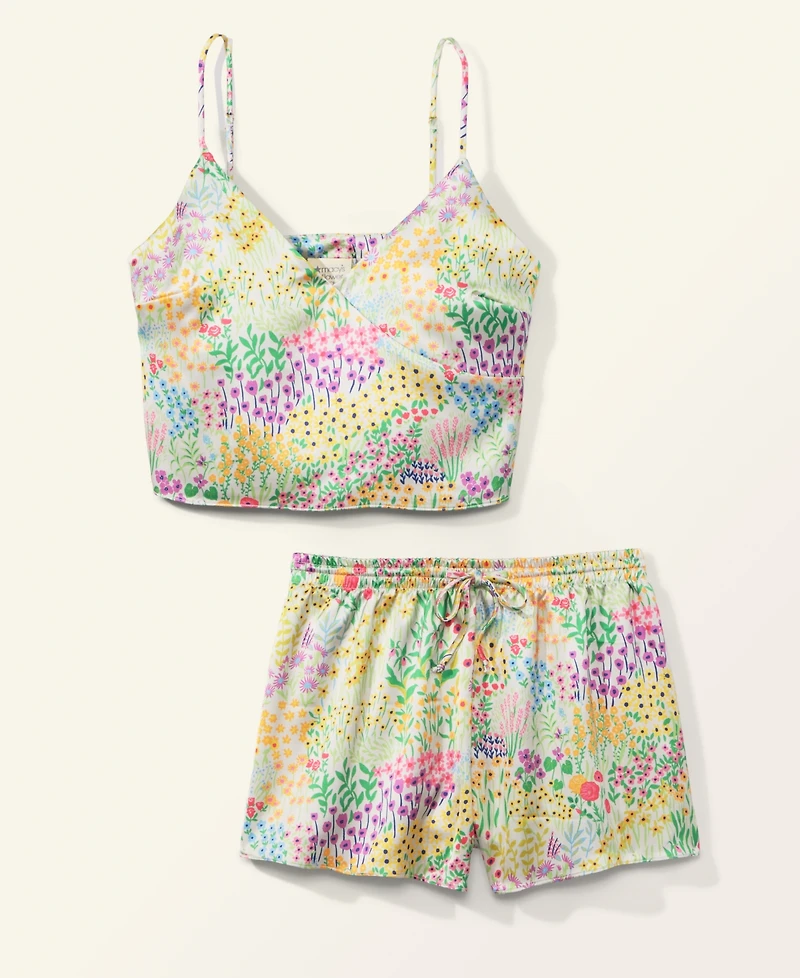Macy's Flower Show Women's Field Print Pajamas Set, Exclusive