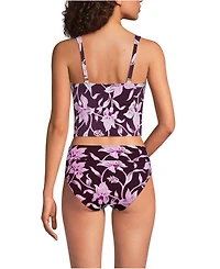 Lands' End Women's V-Neck Wrap Midkini Top