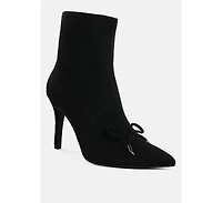 Dapers Bow Detail Ankle Boots