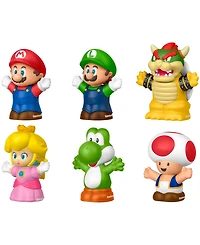 Fisher Price Little People My Mario Figure 6-Pack Toy Set for Toddlers and Kids