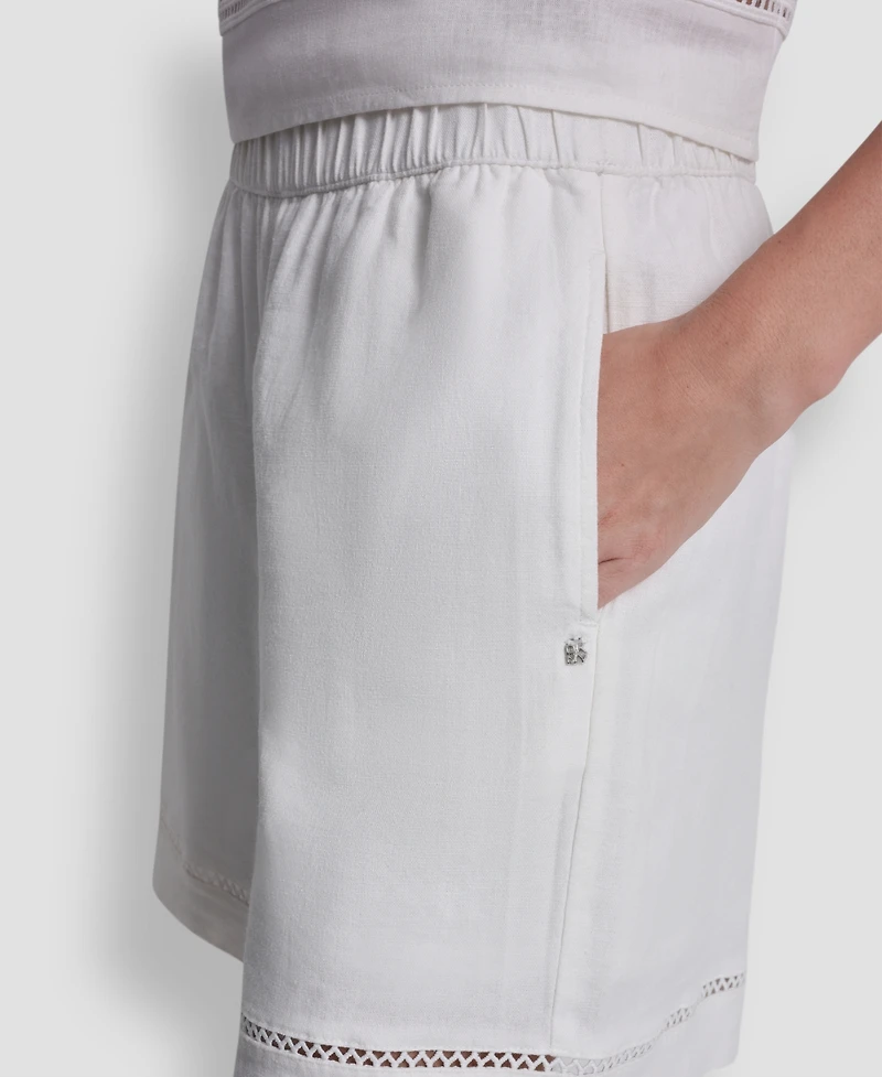 Dkny Jeans Women's Pull-On Elastic Boxer Shorts