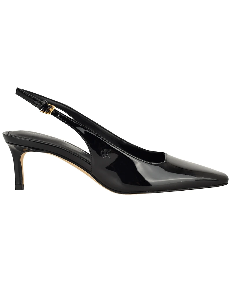 Calvin Klein Women's Sorena Snip Toe Slingback Pumps