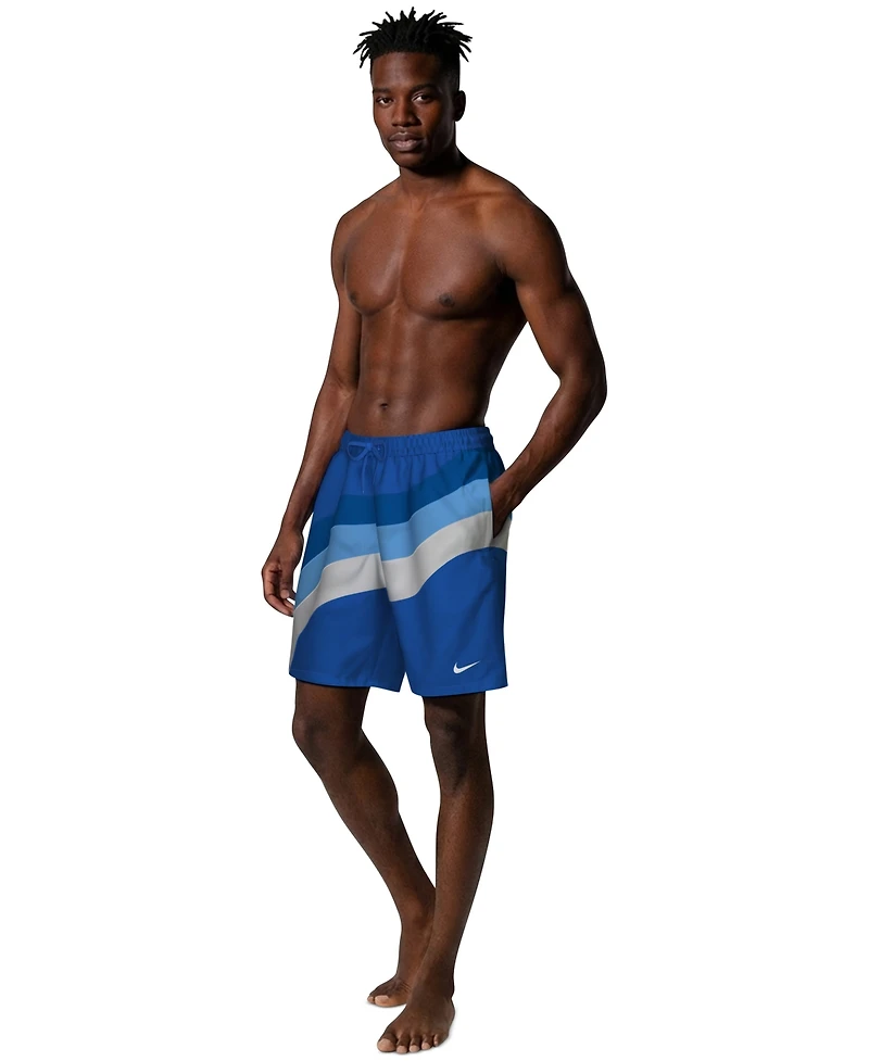 Nike Men's 7" Breaker Brief-Lined Volley Swim Shorts