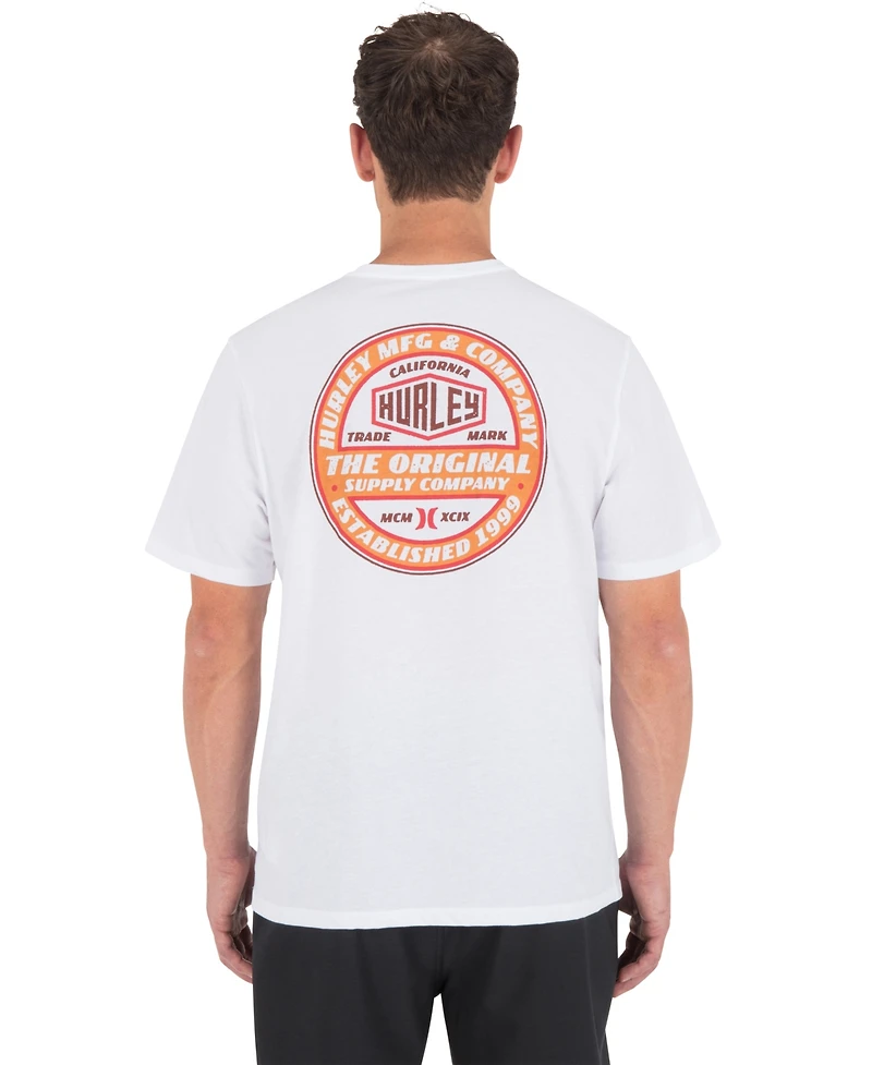 Hurley Men's Regular-Fit Round Neck T-Shirt