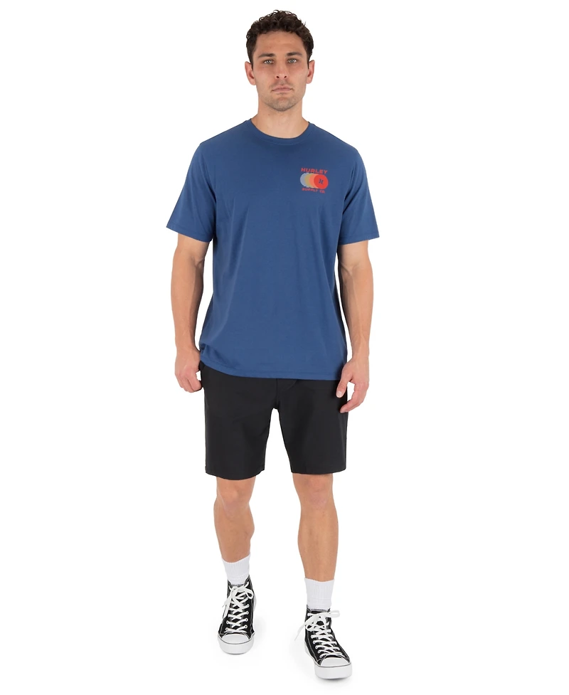 Hurley Men's Regular-Fit Fast Circles Short-Sleeve T-Shirt