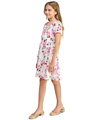 As U Wish Girls' 7-16 Floral Print Dress