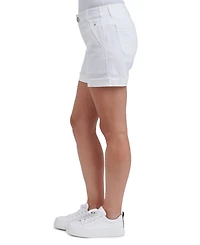Democracy Petite High-Rise Elastic Waistband Shorts