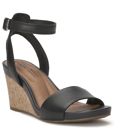 Lucky Brand Women's Lynda Ankle Strap Wedge Sandals