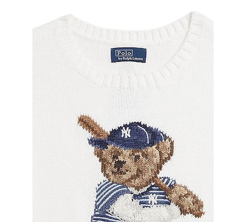 Polo Ralph Lauren Boys' 8-20 Yankees Crewneck Sweater