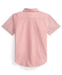 Polo Ralph Lauren Boys' 2-7 Striped Short-Sleeve Shirt