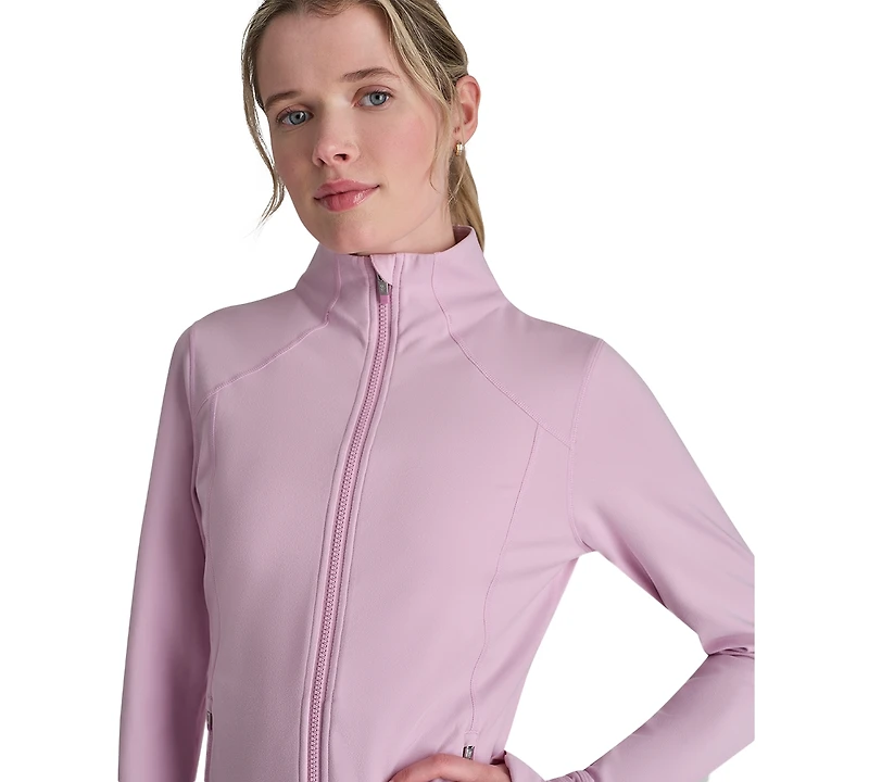 Dkny Sport Women's Balance Compression Full-Zip Jacket