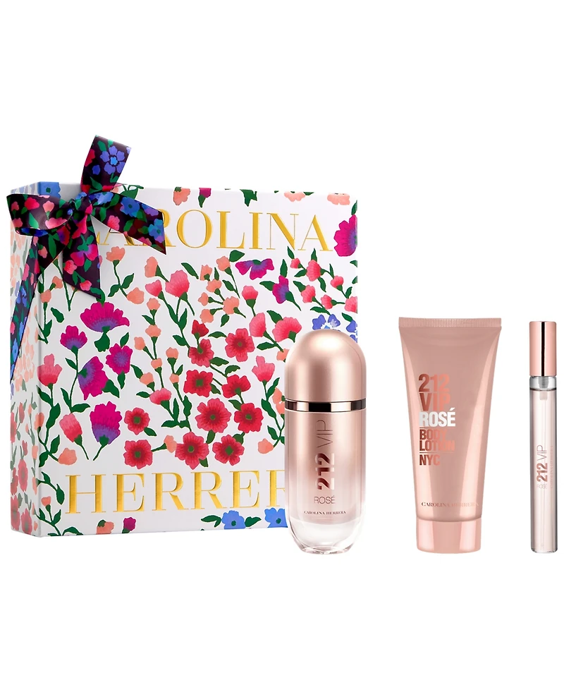 Carolina Herrera 3-Pc. 212 Vip Rose Eau De Parfum Gift Set