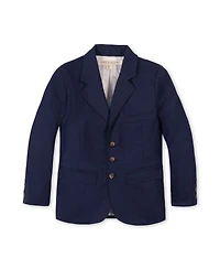 Hope & Henry Toddler Boys Linen Suit Jacket