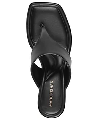 Marc Fisher Women's Yael Slip-On Square Toe Dress Sandals