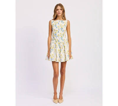 En Saison Women's Audrey Sleeveless Mini Dress