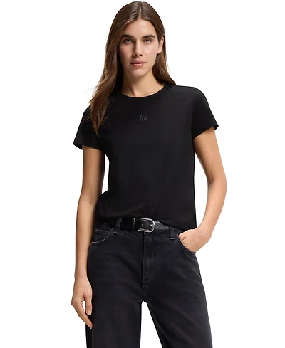 Boss by Hugo Women's Mercerized Cotton Regular-Fit T-Shirt