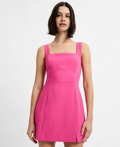 French Connection Women's Azra Slide Slit Sleeveless Mini Dress