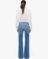 7 For All Mankind Women's Dojo Mid-Rise Jeans