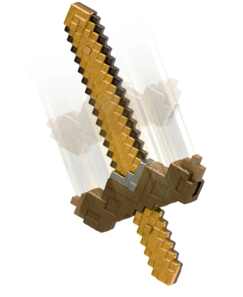 Minecraft Click and Switch Sword and Pickaxe 2-in-1 Role-Play Toy