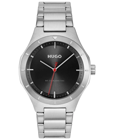 Hugo Boss Men's Lit Quartz Stainless Steel Watch, 42mm