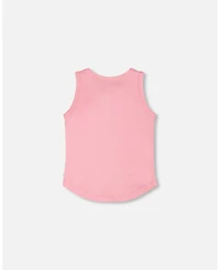 Deux par Deux Big Girls ganic Cotton Jersey Tank Top Pink
