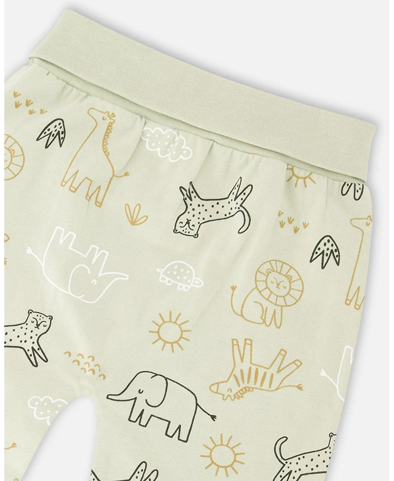 Deux par Baby Boy Cotton Jersey Sweater and Pants Set