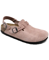 Birkenstock Women's Tokio Birkibuc Clogs from Finish Line