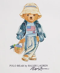 Polo Ralph Lauren Girls' 7-16 Bear Crewneck Jersey T-Shirt