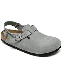 Birkenstock Women's Tokio Birkibuc Clogs from Finish Line