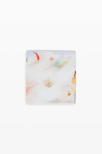 Desigual Women's Rectangular foulard charms